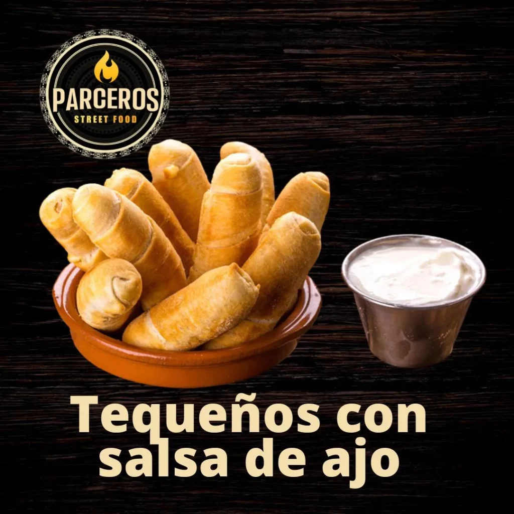 Tequeños y Salsa De Ajo - panaderia colombiana